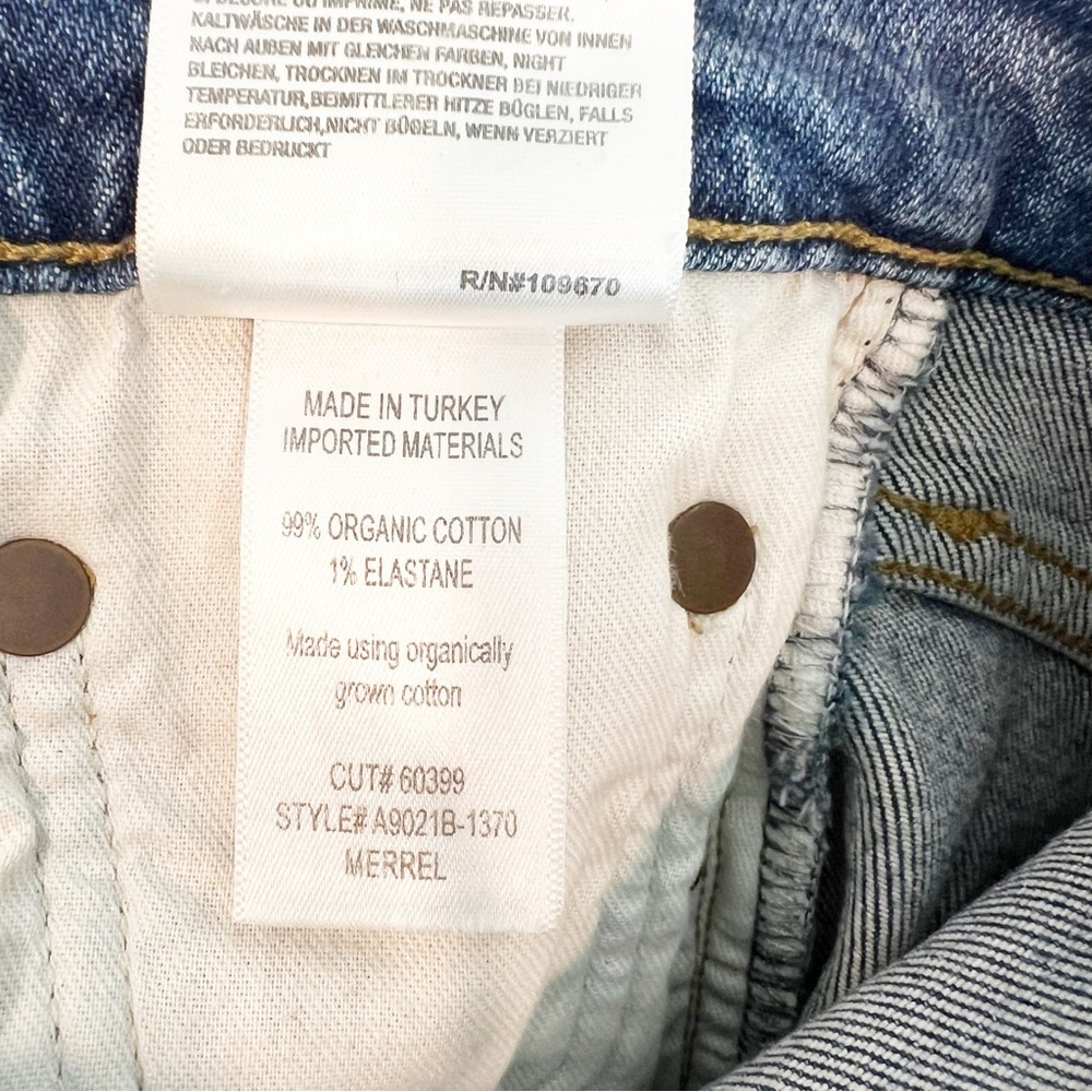 AGOLDE SLIM HIGH RISE JEANS MERREL WOMENS SZ 23 - Picture 3 of 6